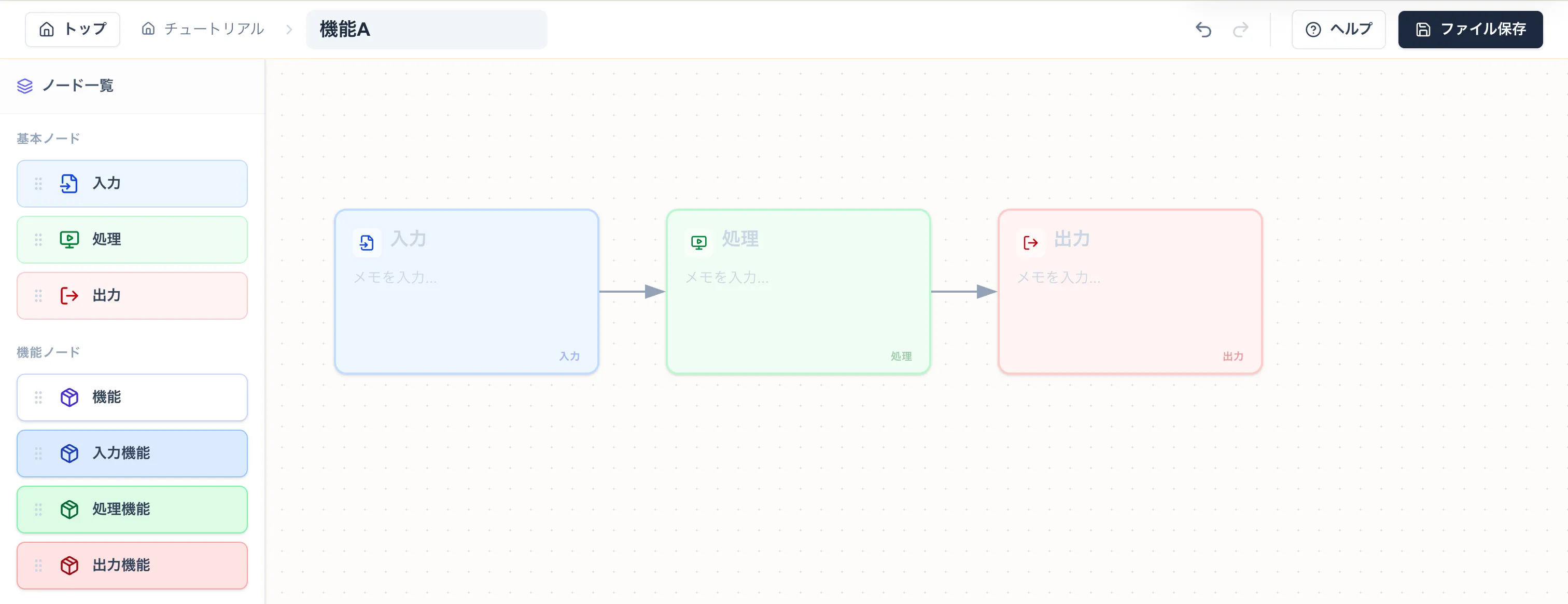 機能詳細の設計